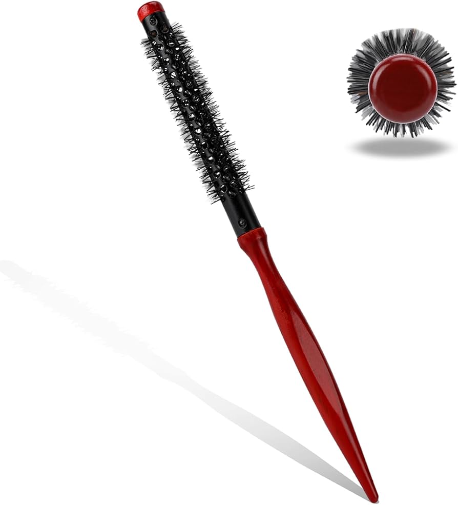 1/2 Inch Round Brush for Perfect Styling: Ideal for Short Hair and Volume