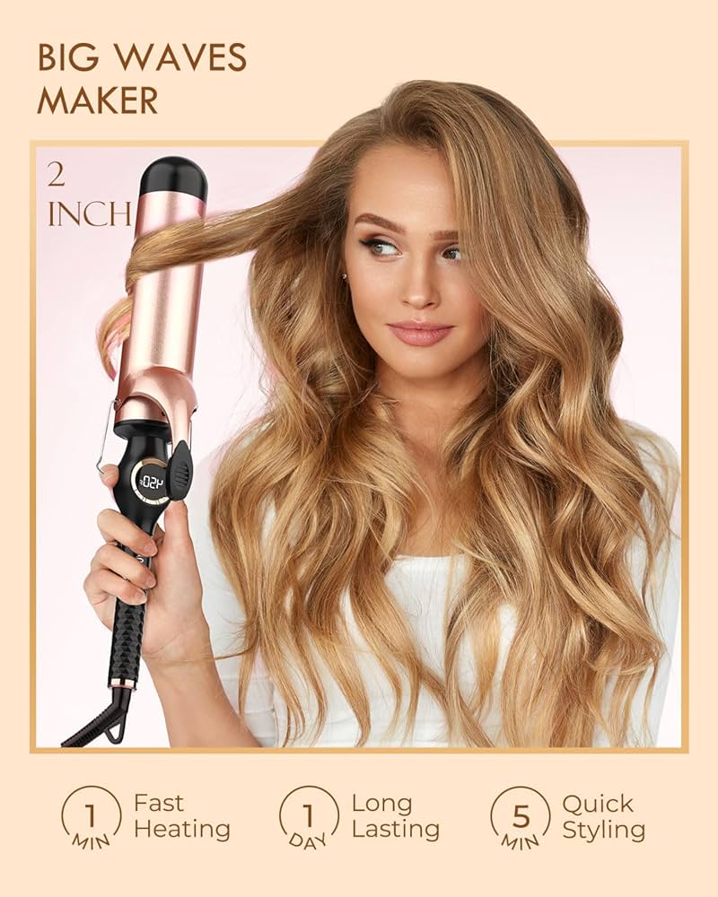 2 Inch Curling Iron: Perfect Tool for Long, Relaxed Waves