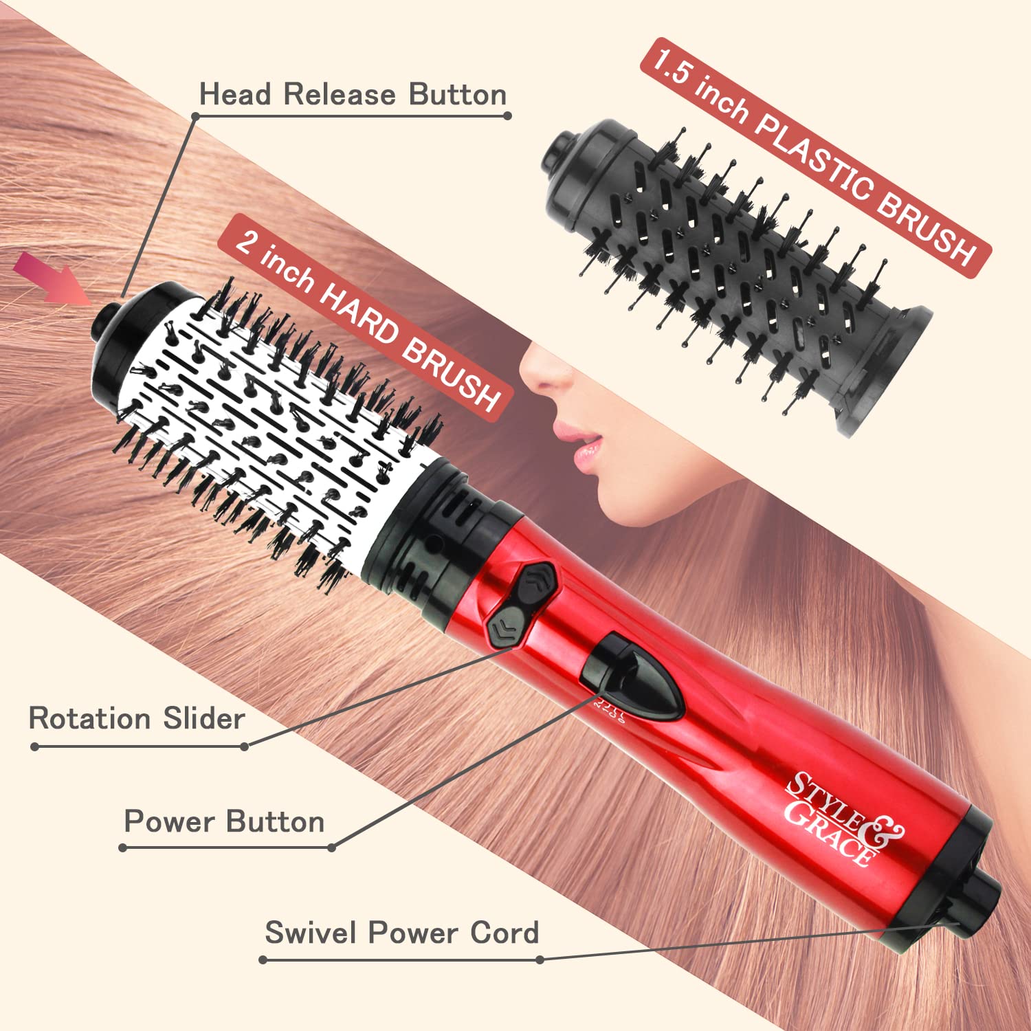 Top 1/2 Inch Hot Air Brushes for Faster, Salon-Quality Styling