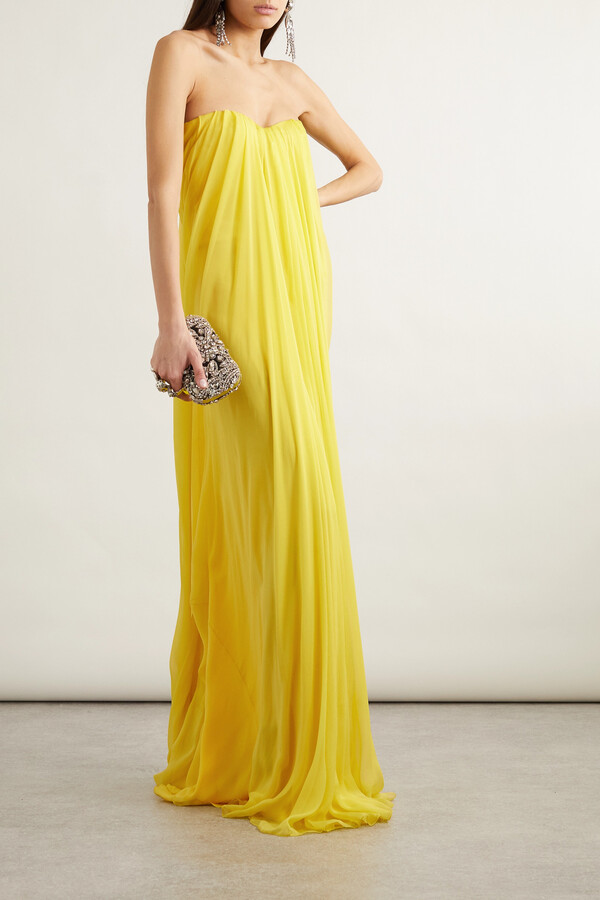 Elegant Yellow Alexander McQueen Dresses for Women – Shop Now