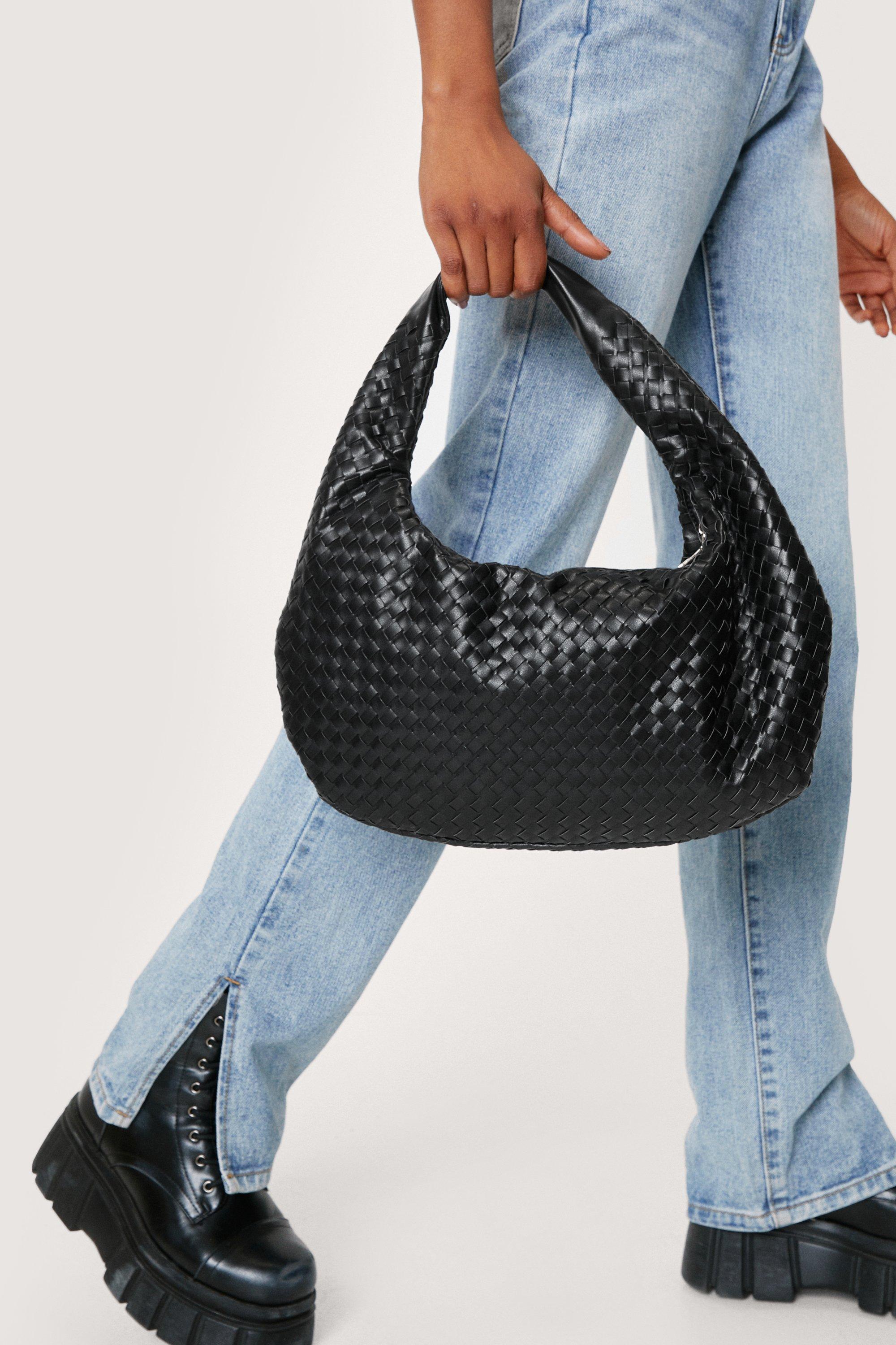 woven slouch bag