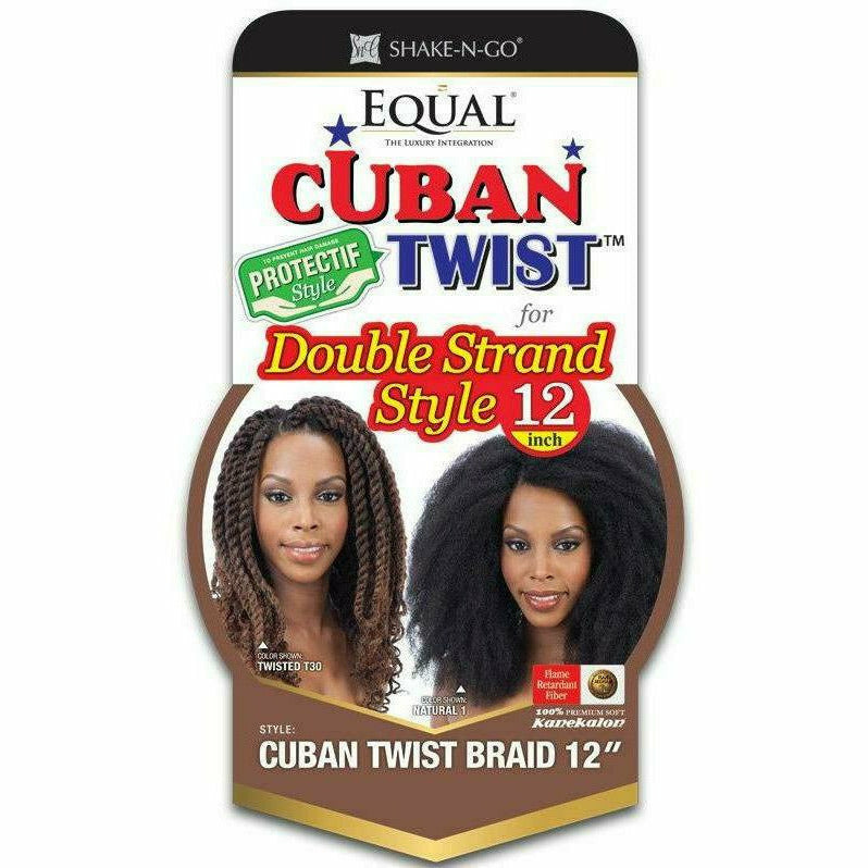 12 Inch Cuban Twist Hair: High-Quality Synthetic Braiding Hair for Natural Styles