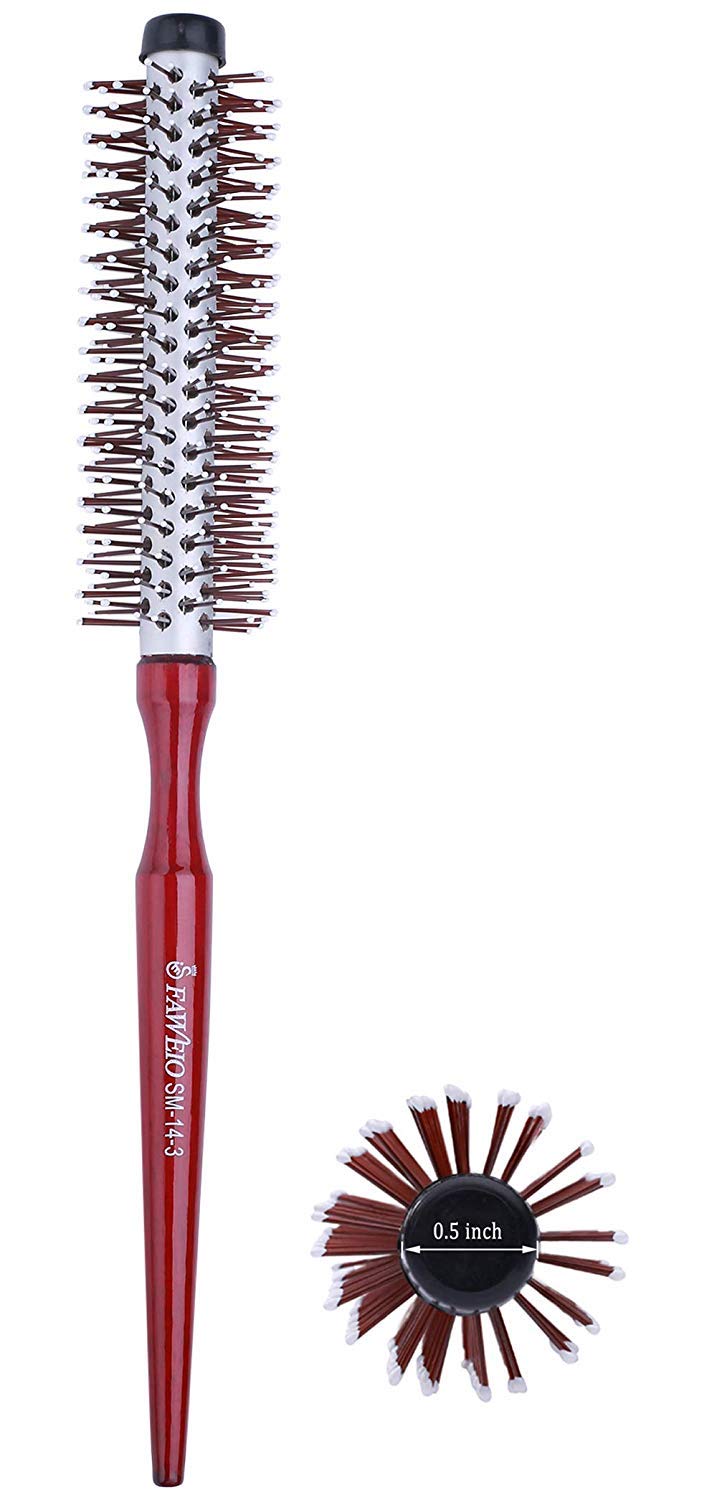 1/2 Inch Round Brush for Perfect Styling: Ideal for Short Hair and Volume