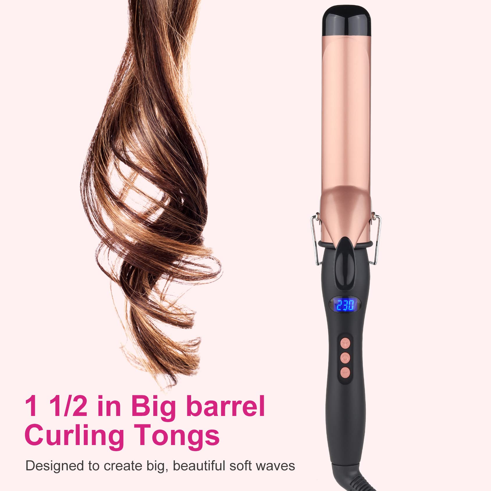 Achieve Stunning Curls with the 1.5 Inch Hair Curler – Ideal for All Hair Types