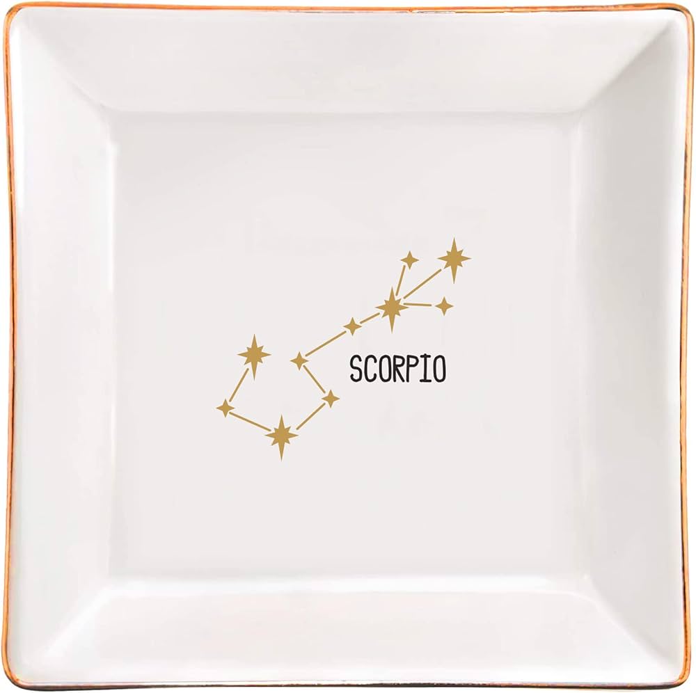 Scorpio Dish: The Perfect Zodiac Trinket Holder for Your Accessories