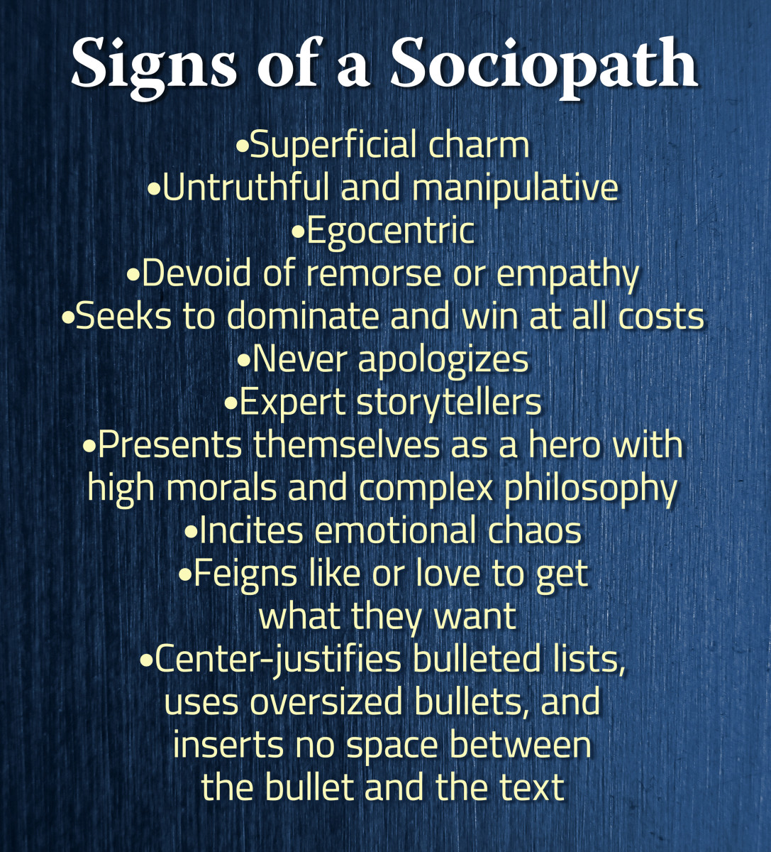 Is Your Partner a Sociopath? 7 Warning Signs You Shouldnt Ignore