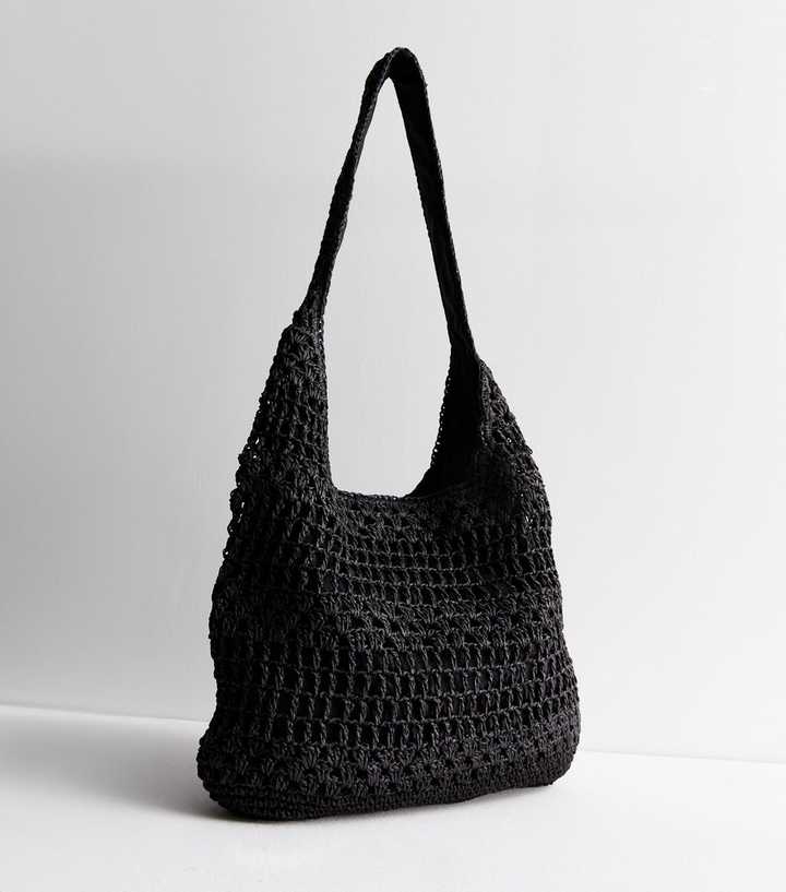 woven slouchy bag