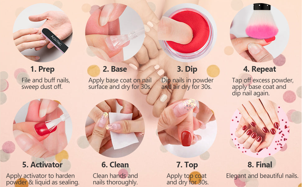 How to Do Acrylic Nails with Dip Powder at Home?