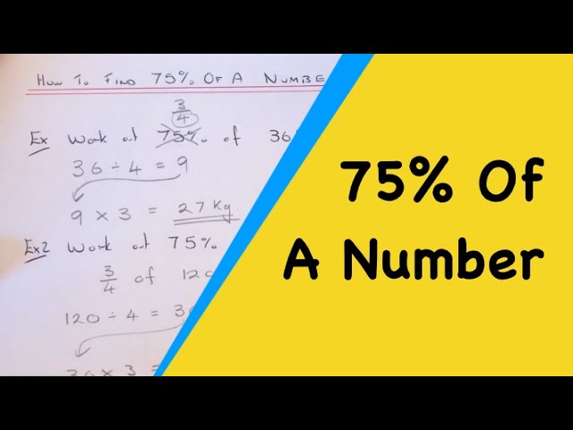 75 of 46  Understanding the Math  Quick and Simple