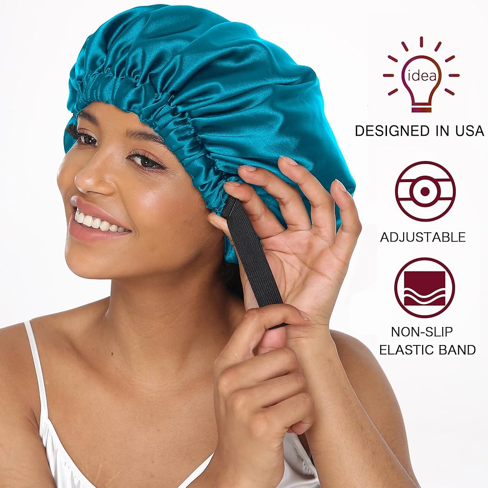 How to Use an Adjustable Satin Bonnet for Hair Protection