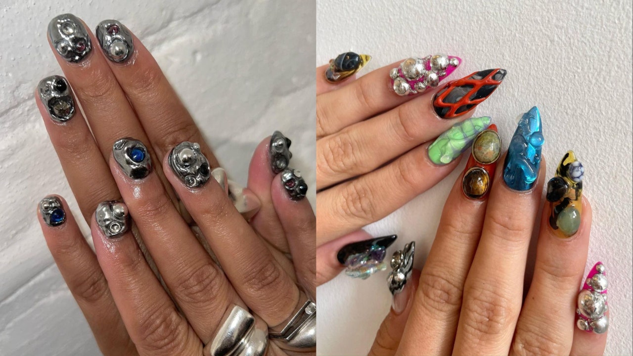 Try These Trendy 3D Nail Gel Art Styles Today