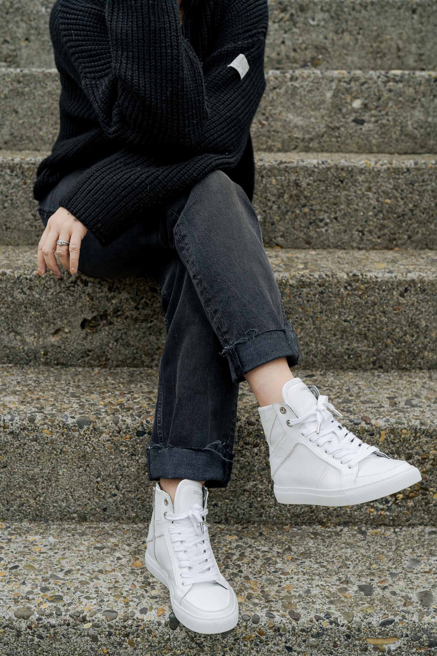 Styling Womens White High Top Sneakers: Outfit Ideas