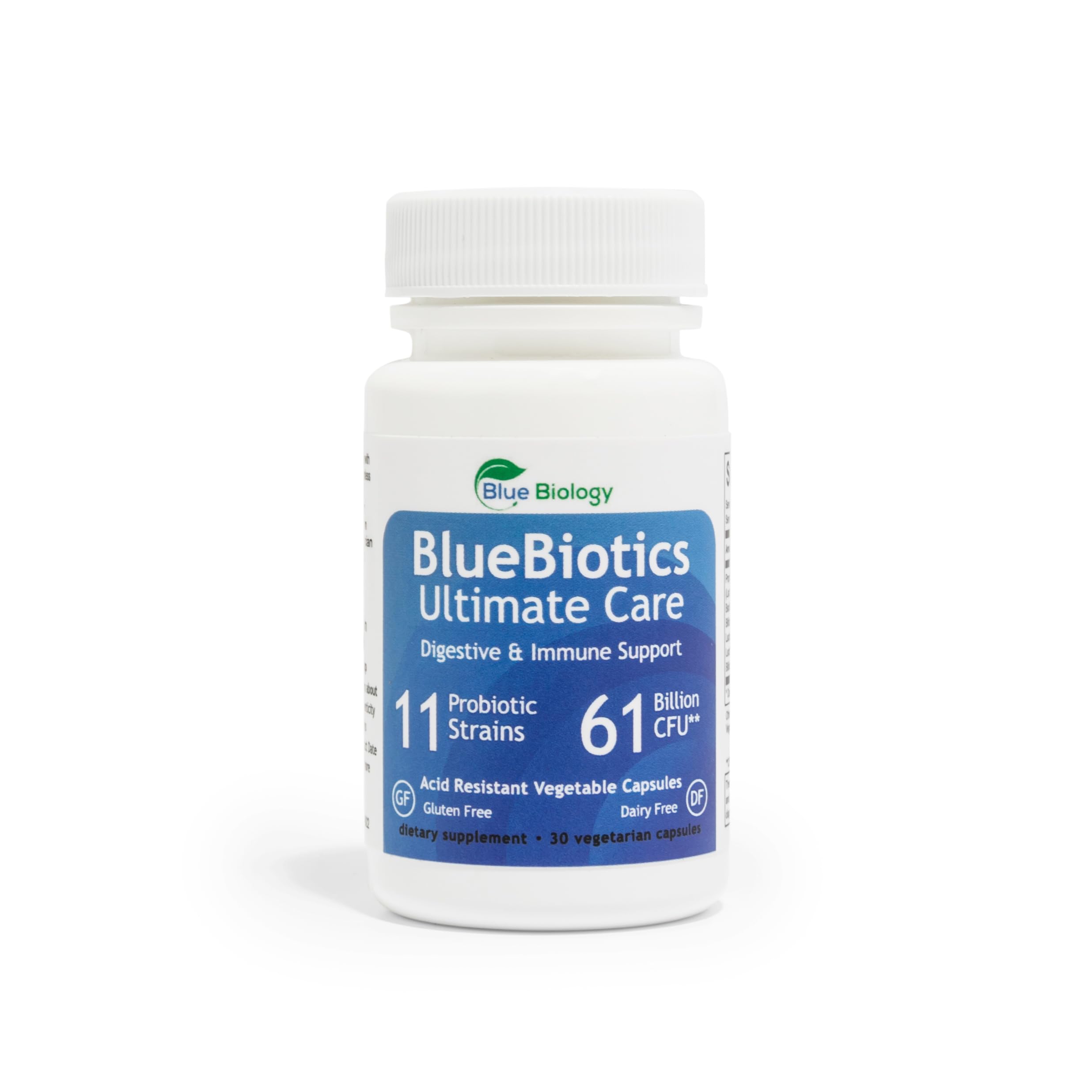 Bluebiotics Ultimate Care Probiotic: Gut Health and Supplement Facts