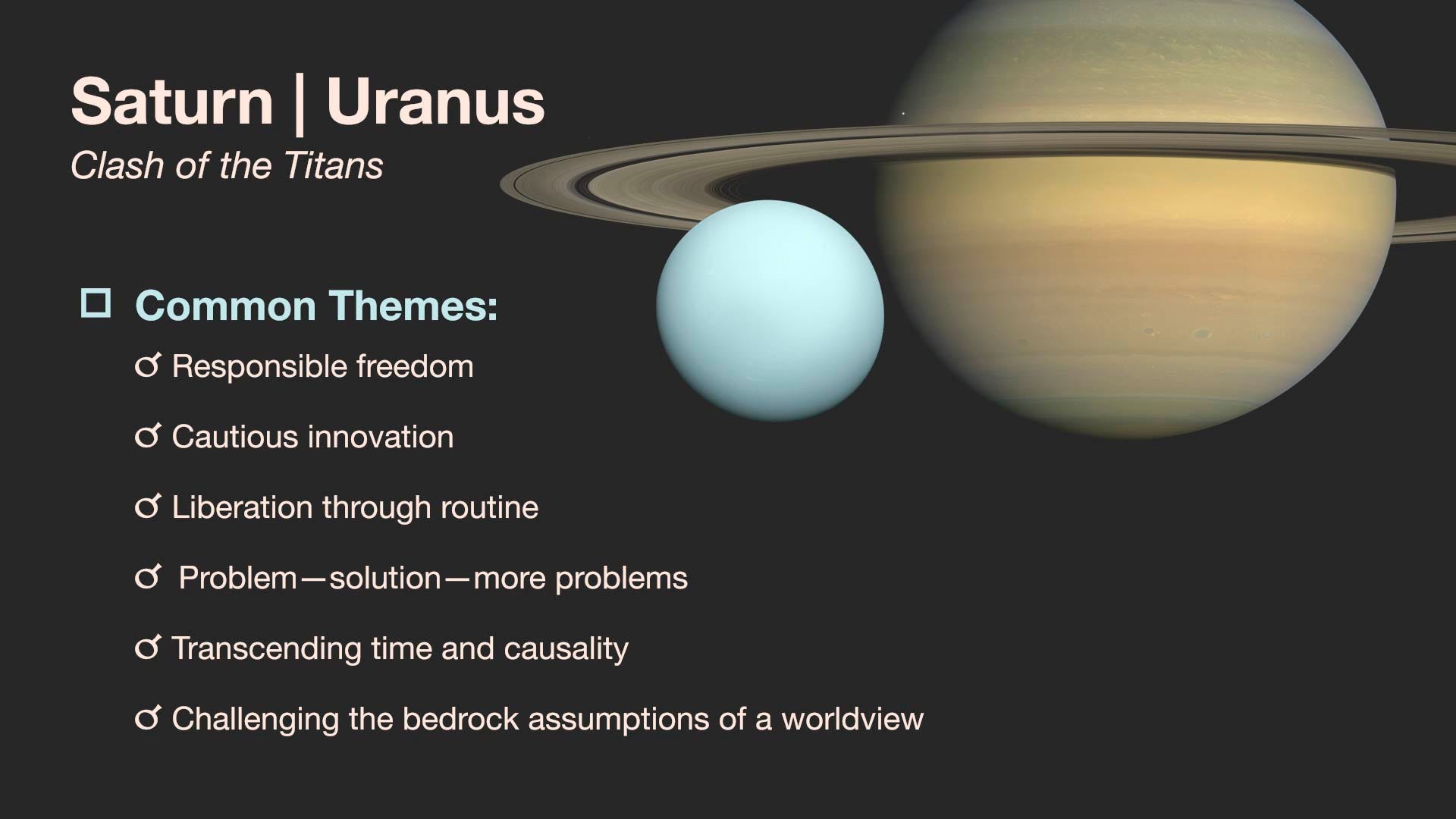 Saturn Opposite Uranus: What Does It Mean for You and Your Life Lately