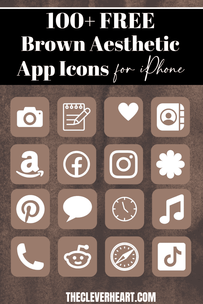 how to use aesthetic brown icons, Easy tips for you!