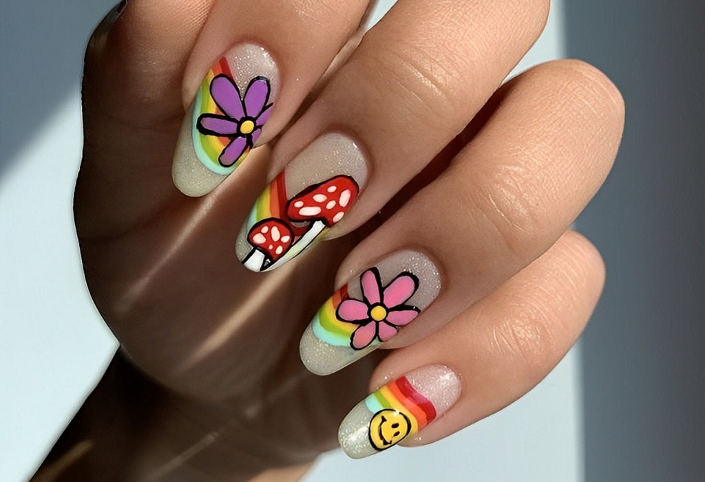 DIY 60s Nail Art: Simple Steps for a Groovy Look