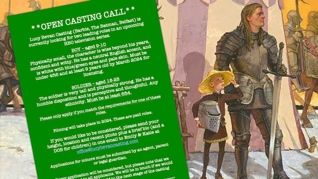 A Knight of the Seven Kingdoms Casting Call: Who Will Join the Show?