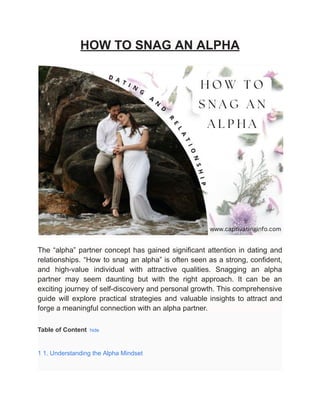 Alphas Better Bride Secrets: Tips to Attract Your Ideal Partner