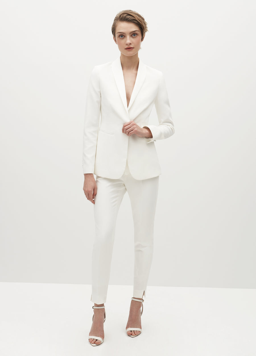 Shop the Best Womens White Tuxedo Pant Suit for Any Occasion